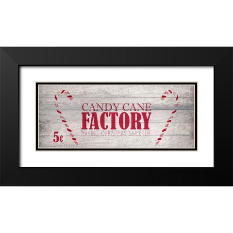 Nostalgic Christmas 1 Black Modern Wood Framed Art Print with Double Matting by Kimberly, Allen