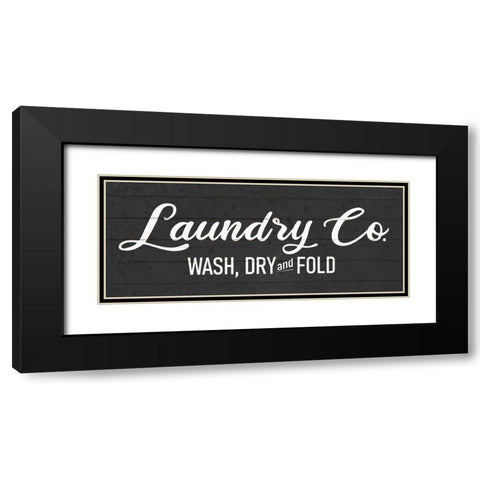 Laundry Co Black Modern Wood Framed Art Print with Double Matting by Allen, Kimberly