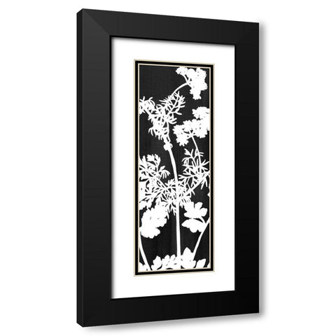 Botanical Panel 2 Black Modern Wood Framed Art Print with Double Matting by Allen, Kimberly