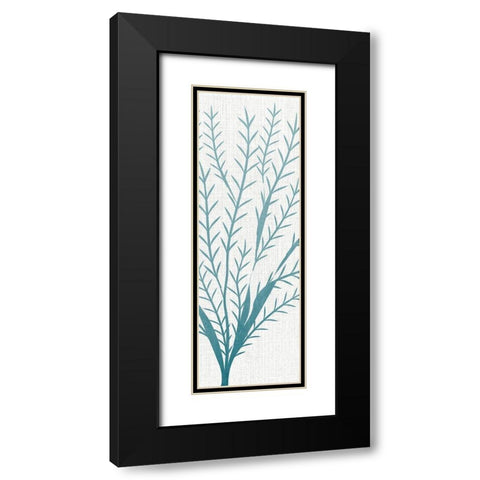 Seaweed Panel 2 Black Modern Wood Framed Art Print with Double Matting by Allen, Kimberly