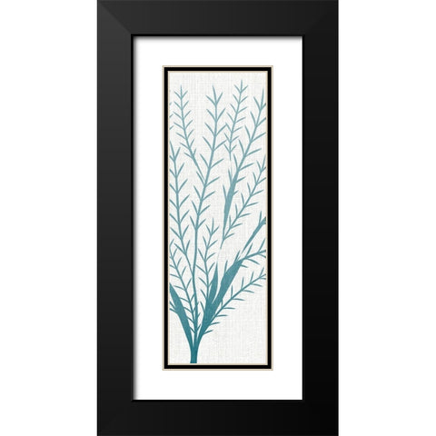 Seaweed Panel 2 Black Modern Wood Framed Art Print with Double Matting by Allen, Kimberly