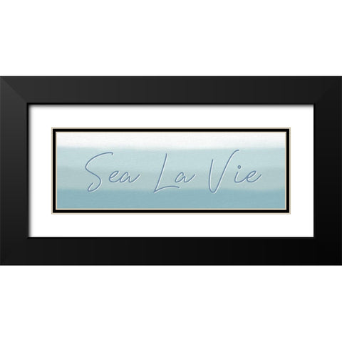 Sea La Vie Black Modern Wood Framed Art Print with Double Matting by Allen, Kimberly
