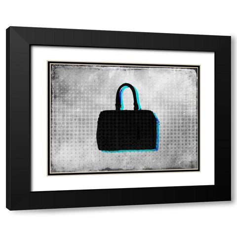 Purse Sillouette Black Modern Wood Framed Art Print with Double Matting by Allen, Kimberly