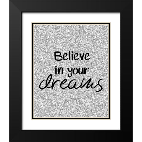 Dreams 2 Black Modern Wood Framed Art Print with Double Matting by Kimberly, Allen
