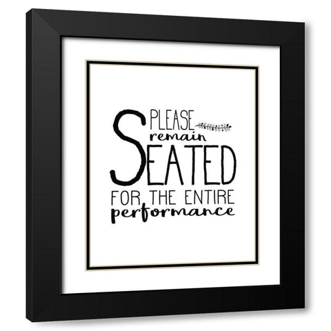 In the Bathroom 7 Black Modern Wood Framed Art Print with Double Matting by Kimberly, Allen