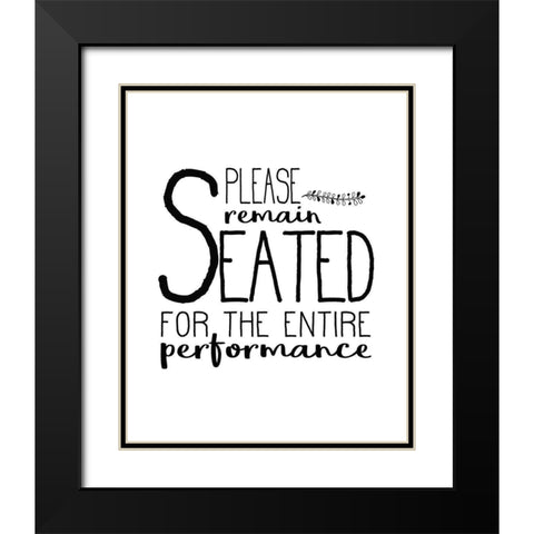 In the Bathroom 7 Black Modern Wood Framed Art Print with Double Matting by Kimberly, Allen