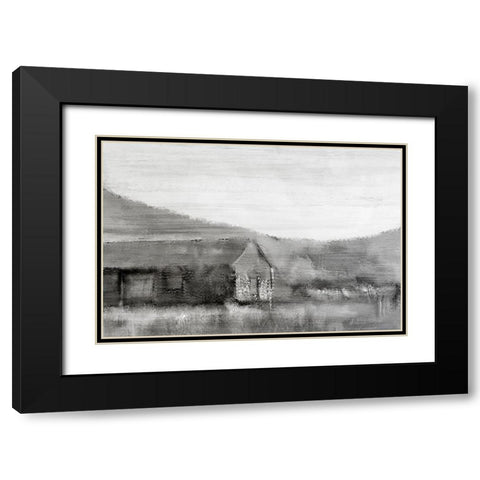 In the Valley Black Modern Wood Framed Art Print with Double Matting by Kimberly, Allen