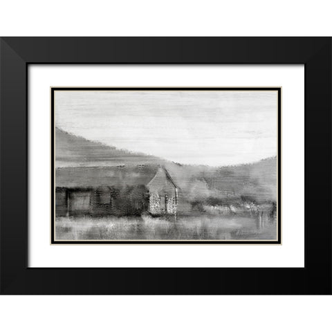 In the Valley Black Modern Wood Framed Art Print with Double Matting by Kimberly, Allen