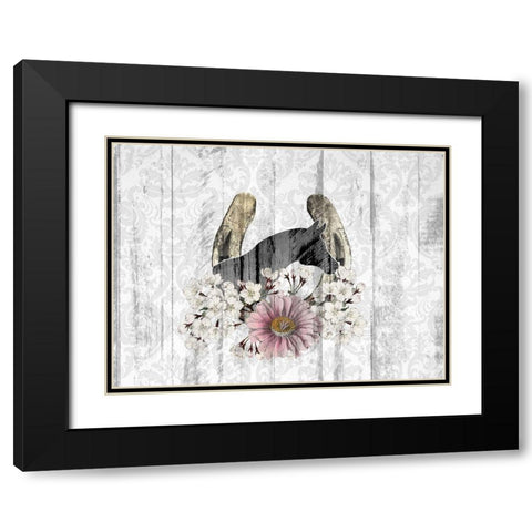 Cactus Cowboy 6 Black Modern Wood Framed Art Print with Double Matting by Kimberly, Allen