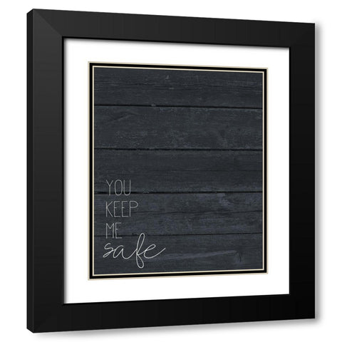 Safe and Wild 1 Black Modern Wood Framed Art Print with Double Matting by Kimberly, Allen