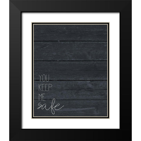 Safe and Wild 1 Black Modern Wood Framed Art Print with Double Matting by Kimberly, Allen