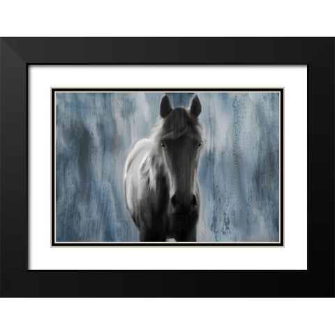 Beauty Black Modern Wood Framed Art Print with Double Matting by Kimberly, Allen