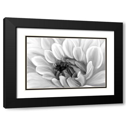 Glowing Black Modern Wood Framed Art Print with Double Matting by Kimberly, Allen