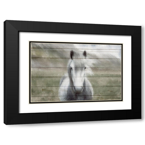 Wild Black Modern Wood Framed Art Print with Double Matting by Kimberly, Allen