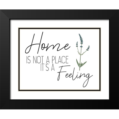 Family Gathers 3 Black Modern Wood Framed Art Print with Double Matting by Kimberly, Allen
