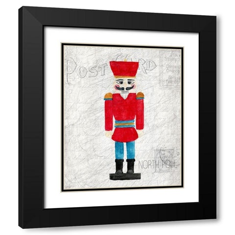 Nostalgic Christmas 5 Black Modern Wood Framed Art Print with Double Matting by Kimberly, Allen