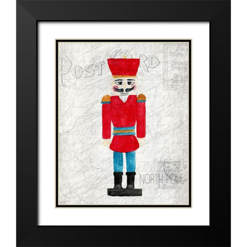 Nostalgic Christmas 5 Black Modern Wood Framed Art Print with Double Matting by Kimberly, Allen