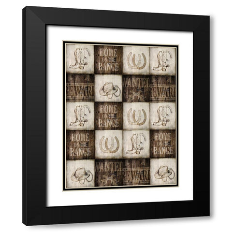 Home on The Range 2 Black Modern Wood Framed Art Print with Double Matting by Kimberly, Allen