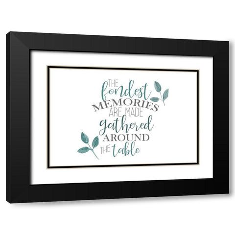 The Fondest Memories Black Modern Wood Framed Art Print with Double Matting by Kimberly, Allen