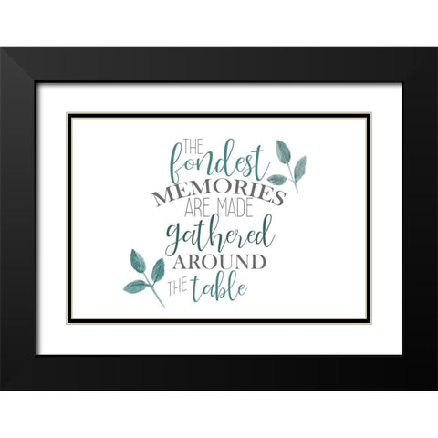 The Fondest Memories Black Modern Wood Framed Art Print with Double Matting by Kimberly, Allen