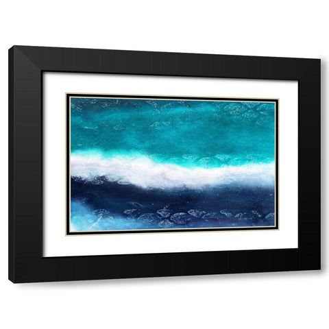 Layers Black Modern Wood Framed Art Print with Double Matting by Kimberly, Allen