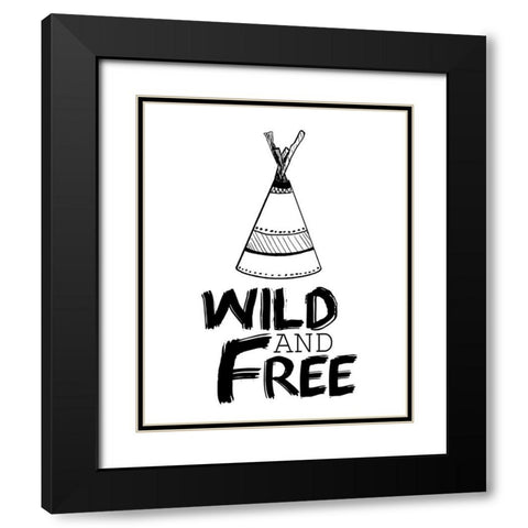 Adventure 1 Black Modern Wood Framed Art Print with Double Matting by Kimberly, Allen
