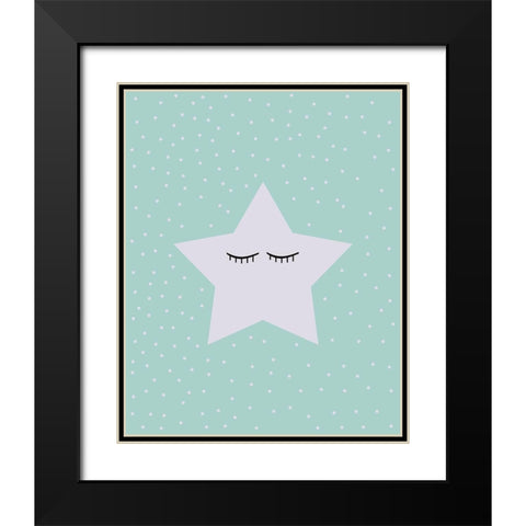 To the Cosmos 1 Black Modern Wood Framed Art Print with Double Matting by Kimberly, Allen