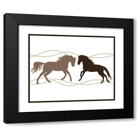 Country Living 4 Black Modern Wood Framed Art Print with Double Matting by Kimberly, Allen