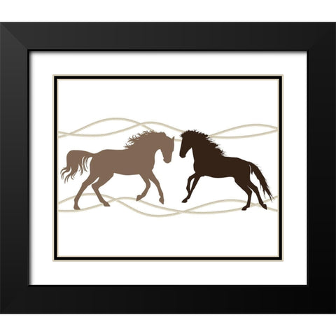 Country Living 4 Black Modern Wood Framed Art Print with Double Matting by Kimberly, Allen