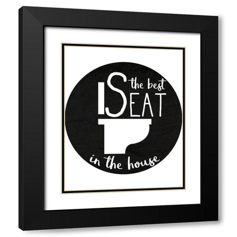 Best Seat Black Modern Wood Framed Art Print with Double Matting by Kimberly, Allen