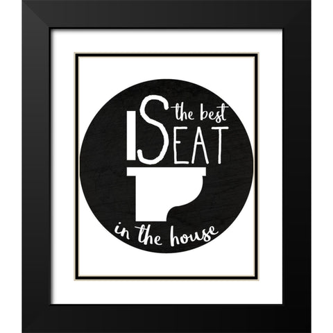 Best Seat Black Modern Wood Framed Art Print with Double Matting by Kimberly, Allen