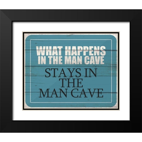 What Happens Black Modern Wood Framed Art Print with Double Matting by Kimberly, Allen