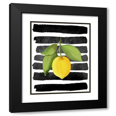 Fresh 2 Black Modern Wood Framed Art Print with Double Matting by Allen, Kimberly