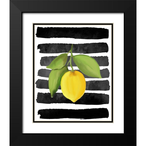 Fresh 2 Black Modern Wood Framed Art Print with Double Matting by Allen, Kimberly
