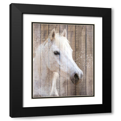 Painted White Black Modern Wood Framed Art Print with Double Matting by Allen, Kimberly