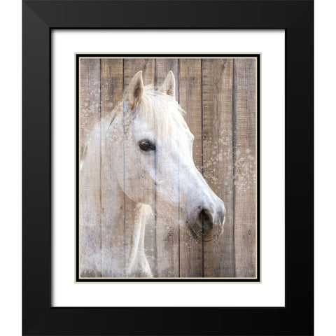 Painted White Black Modern Wood Framed Art Print with Double Matting by Allen, Kimberly