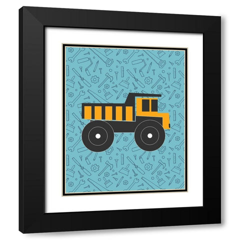 Build 1 Black Modern Wood Framed Art Print with Double Matting by Allen, Kimberly