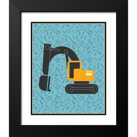 Build 3 Black Modern Wood Framed Art Print with Double Matting by Allen, Kimberly