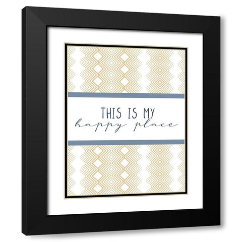 This Is Black Modern Wood Framed Art Print with Double Matting by Allen, Kimberly
