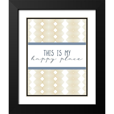 This Is Black Modern Wood Framed Art Print with Double Matting by Allen, Kimberly