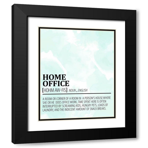 Home Office Black Modern Wood Framed Art Print with Double Matting by Allen, Kimberly