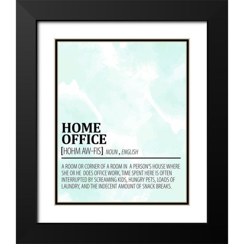 Home Office Black Modern Wood Framed Art Print with Double Matting by Allen, Kimberly