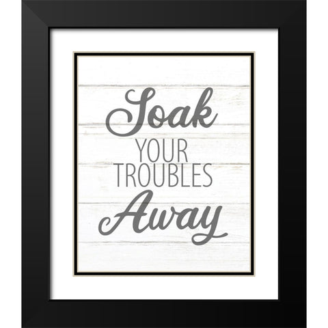 Soak Black Modern Wood Framed Art Print with Double Matting by Allen, Kimberly