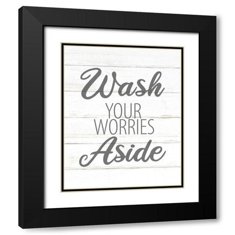 Wash Black Modern Wood Framed Art Print with Double Matting by Allen, Kimberly