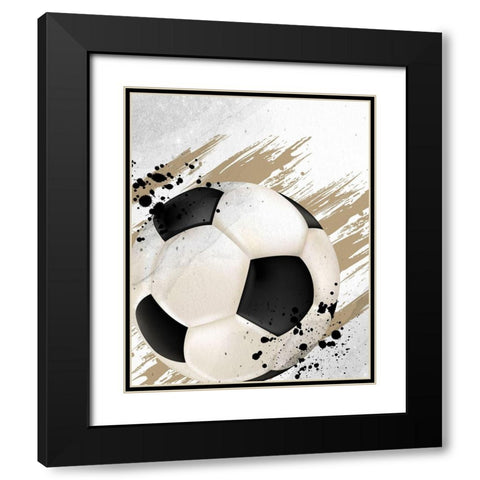 Sport Life 1 Black Modern Wood Framed Art Print with Double Matting by Allen, Kimberly