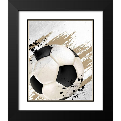 Sport Life 1 Black Modern Wood Framed Art Print with Double Matting by Allen, Kimberly