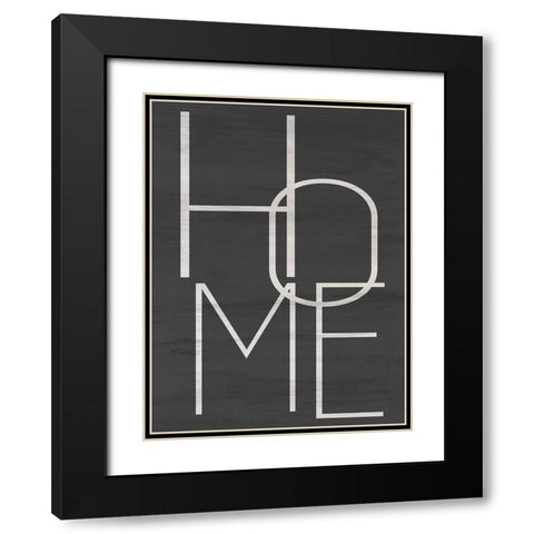 Home Black Modern Wood Framed Art Print with Double Matting by Allen, Kimberly