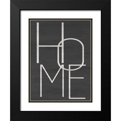 Home Black Modern Wood Framed Art Print with Double Matting by Allen, Kimberly
