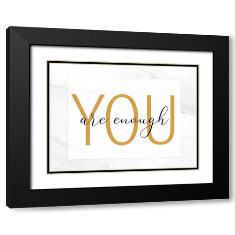 Be 2 Black Modern Wood Framed Art Print with Double Matting by Allen, Kimberly