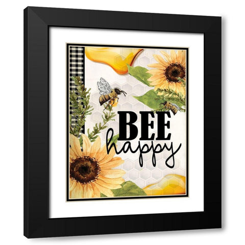 Bee Keeper 5 Black Modern Wood Framed Art Print with Double Matting by Allen, Kimberly